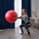 Fitball ONLYTOP, D = 65 cm, 900 g, anti -wings, red color red