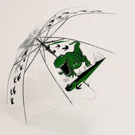 Children's umbrella "dinosaur" semi -automatic, transparent, d = 90cm-7