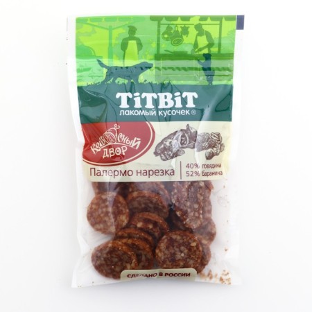Titbit treat for dogs, slicing "Palermo", 80 g