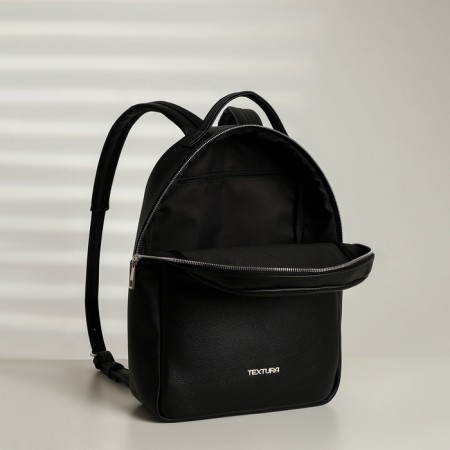 Bag-backpack with lightning, textura, black color-10