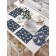A set of napkins for setting the table "Moths in the night", rectangular, size 32x46 cm, 4 pcs