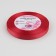 Satin tape, 10 mm × 23 ± 1 m, coral color No. 129