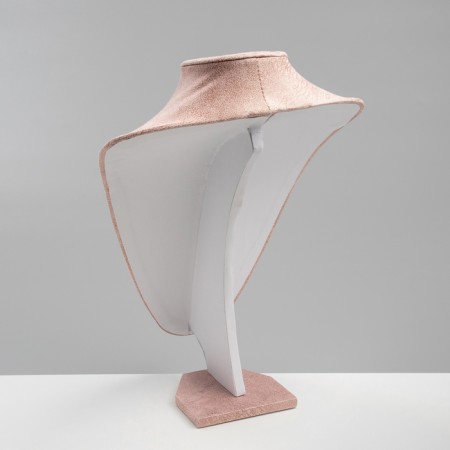 Bust for jewelry, 24 × 17 × 35 cm, pink color-3