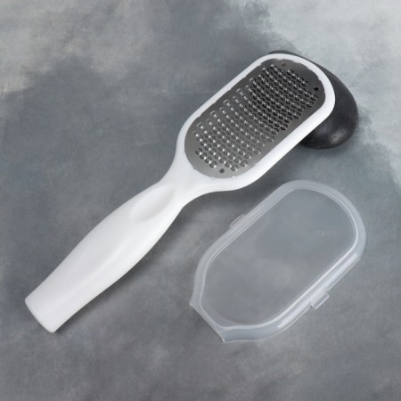 Feet heaps, metal, with a case, 20.5 cm, white color-2