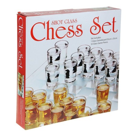 Game "Drunk chess", 32 glasses, field 35 x 35 cm-3