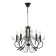 Ariel chandelier 5xe14 40W black and gold 58x58x40.5-100 cm Bayerlux