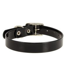 Collar from biotan, Osh 26-35 x 1.5 cm, black