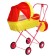 Puppet stroller No. 2, red-yellow color