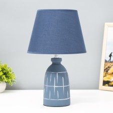 Mercury table lamp E14 40W Blue 22.5x22.5x36cm Risalux