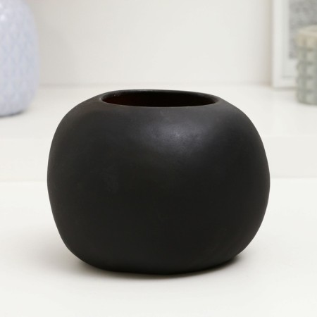 VAZA "Sponge", black, 1.2 l/14x10 cm-2