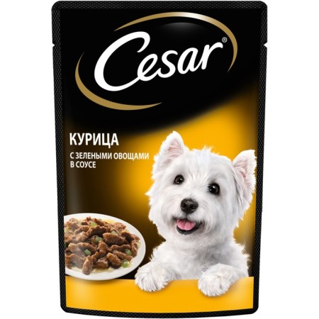 Wet Cesar food for dogs, chicken/green vegetables, spider, 85 g-9