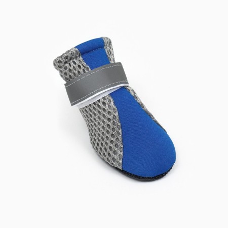 Dog boots "comfort +", size L (5.3 x 4 cm), blue-1