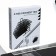 Horizontal tray for papers 4 compartments mesh metal, black