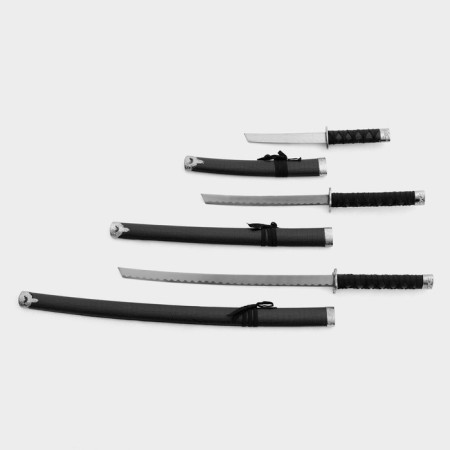 Suv. Product Katana 3V1 on a stand, scabbard leatherette, black, matte 46/70/89cm-2