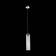 Suspension lamp ST LUCE. SL1145.143.01. Callana. 1x60 watts, E27, 10x10x50 cm, chromium color