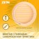 Ventilation grate Zein, D = 125 mm, round, with a grid, a flange, a stiff, elephant. bone