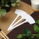 Garden signs for marking, 20 cm, set 10 pcs., Plastic, white, Greengo