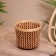 Wicker basket, from bamboo 20x20x17 cm