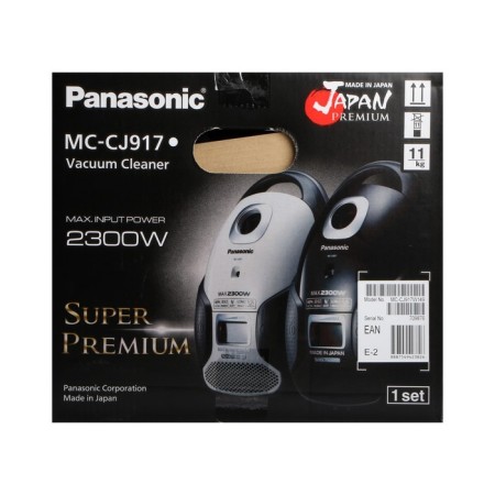 Пылесос PANASONIC MC-CJ917W, мешок, 2300 Вт, 6 л, 60 дБ, шнур 7 м, белый-20