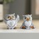 Polystone souvenir "Eagle Bill with a Bedes" MIX 4x4.1x3 cm