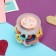 Hair elastic band "Poles" (set 50 pcs) Assorted, 2 cm, mix