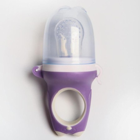 Nibbler for feeding with silicone mesh "Dino", color mix-2
