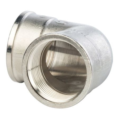 STOUT SFT-0014-000114, 1 1/4 ", internal/internal thread, nickelled brass-1