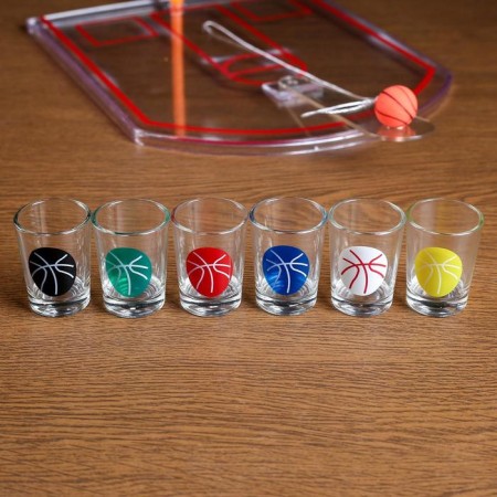 Game "Drunk basketball", 6 piles, 30 x 22 cm-4