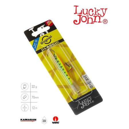 Balancir Lucky John Classic 7 + tee, 7 cm, color 20 blister-2
