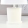 Table lamp 03000 1he14 15W white 20x28.5x11 cm Risalux
