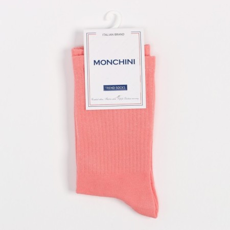 Women's socks, orange color, size 35-37-4