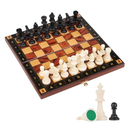 Chess figures, plastic, King H-7.5 cm, Pig H-3.5 cm-1