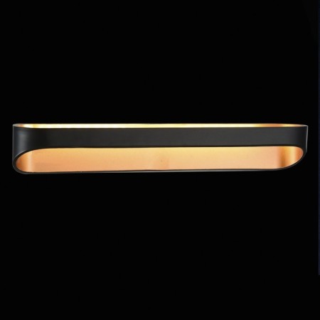 Wall lamp ST LUCE. SL582.401.01. 1x12 W, LED, 4000K, 41x6.5 cm, black color, gold-1