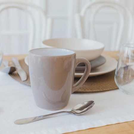 Mug ceramic shade "Dyma", 360 ml, brown color-4