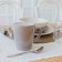 Mug ceramic shade "Dyma", 360 ml, brown color