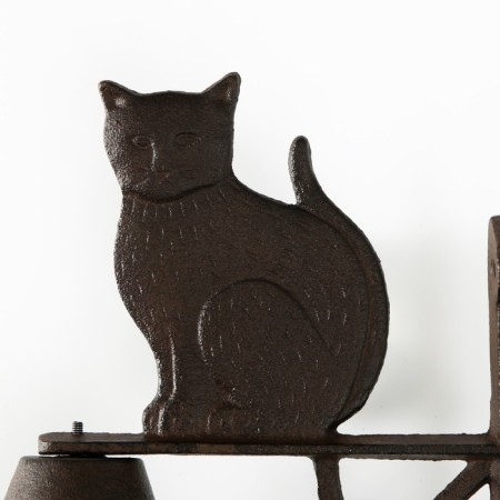 Bell souvenir cast iron "cat" 18x10x25 cm-3