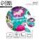 Foil ball 18 "Fitting Birthday" Circle, with a substrate