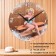 Wall clock "Come in, it will be hot!", Smooth move, d-24 cm