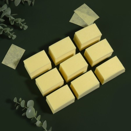 Napkins for manicure, blessed, dense, 560 pcs, 6 × 4 cm, yellow color-1