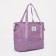 Sports bag with lightning, with an increase, external pocket, lilac color