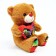 Soft toy "Mishutka", 25 cm, with sequins, Mix color