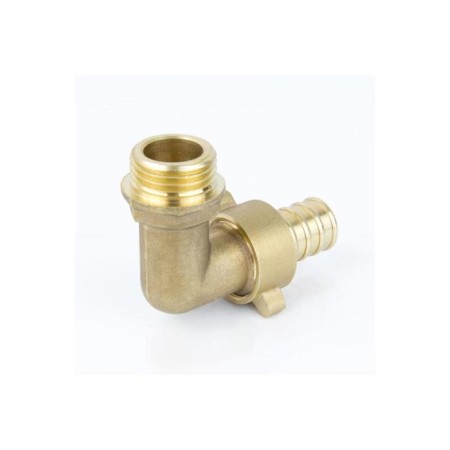 Adapter Aquasfera 9106-04, d = 20 mm x 3/4 ", corner, with a fitting, external thread, brass-5