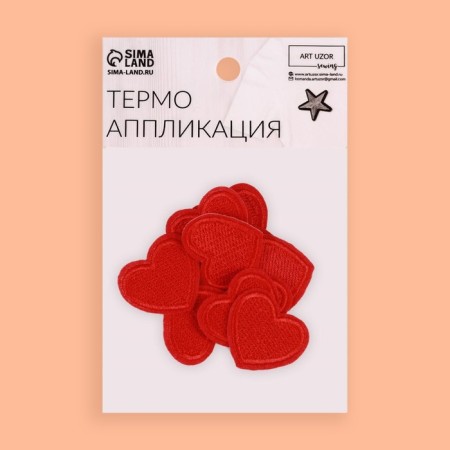 Thermal appliance "Heart", 3 × 3 cm, red color-7