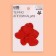 Thermal appliance "Heart", 3 × 3 cm, red color