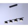 Suspended lamp with a change of lamp Ambrella Light, Techno, TN71039, GX53, Black Color Black