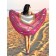Pareo and beach rug "Pink Donut", D = 150 cm