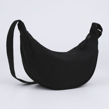 Women's bag from textiles, 30x17x6 cm, black-4