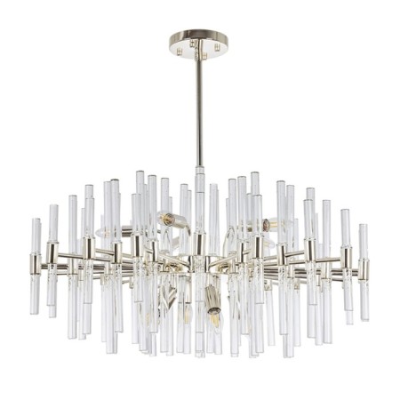 Chandelier on the rod Matilda A1064PL-12CC, E14, 12x40 W, 82x82x68 cm, chrome