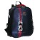 School backpack 38 x 30 x 16 cm, ergonomic back, stavia "race", black