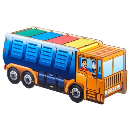 Game set "garbage truck" 24 items-1